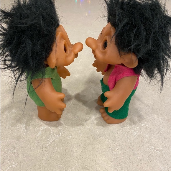 Vintage Thomas Dam Troll Dolls - Picture 2 of 4